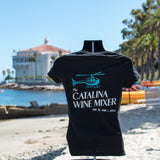 Catalina Wine Mixer Women's V-Neck Helicopter Logo Shirt 2024